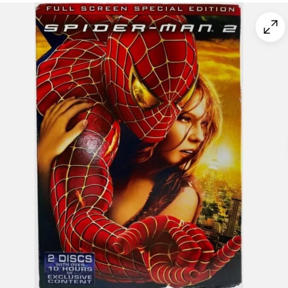 Spider-Man 2 (DVD, 2004, 2-Disc Set, Special Edition, Fullscreen)